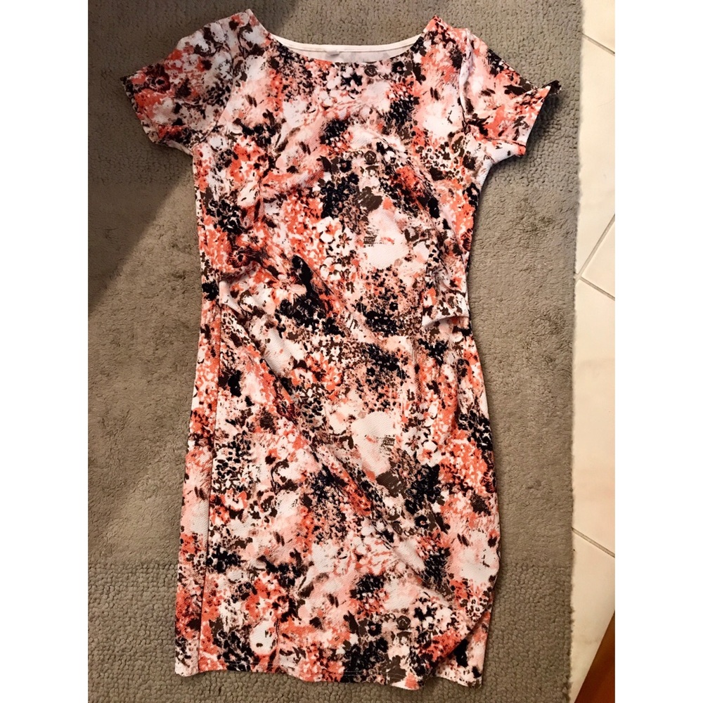 Pink Blush Floral Maternity Dress